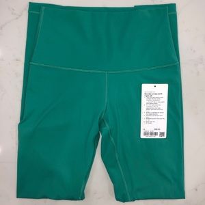 Lululemon Wunder Under SHR Leggings Maldives Green